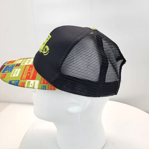 Pugs Old School Baseball Cap Hat Cassettes MIX Tape Flat Bill Meshback Snapback - Picture 4 of 10